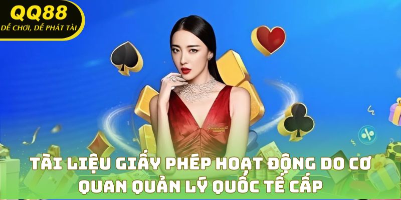 Tài liệu giấy phép hoạt động do cơ quan quản lý quốc tế cấp